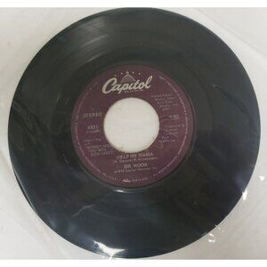 Record 45 RPM Vinyl  Dr. Hook Sexy Eyes/ Help Me Mama VINTAGE 1979